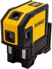 DeWALT - 5 Beam 165, 100' Max Range Self-Leveling Laser - Red Beam, 1/8\x94 Accuracy, Battery Included - Americas Industrial Supply