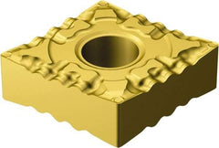 Sandvik Coromant - CNMG431 PF Grade 1525 Carbide Turning Insert - TiCN/TiN Finish, 80° Diamond, 1/2" Inscr Circle, 3/16" Thick, 1/64" Corner Radius - Americas Industrial Supply