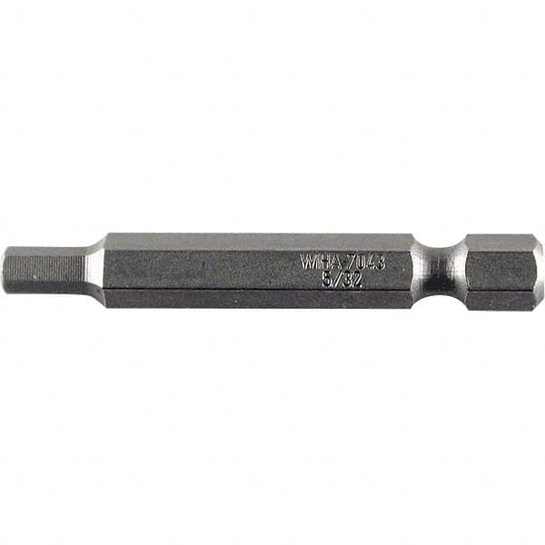 Wiha - 0.093" Power Bit - 1/4" Drive, 2" OAL - Americas Industrial Supply