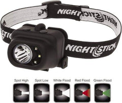 Bayco - LED Bulb, Hands-free Flashlight - Black Polycarbonate Body, AAA Batteries - Americas Industrial Supply