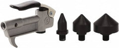 Value Collection - 4 Piece Aluminum Body Air Gun Kit - 1/4 NPT Inlet, 150 Max psi, Aluminum Hose - Americas Industrial Supply