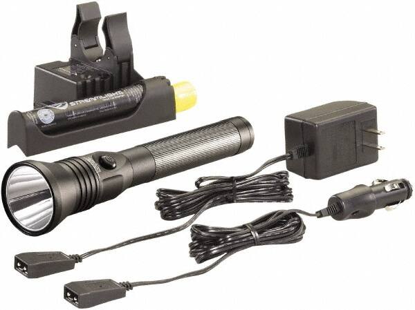 Streamlight - White LED Bulb, 740 Lumens, Industrial/Tactical Flashlight - Black Aluminum Body, 1 4.8 V\xB6Sub-C NiMH Battery Included - Americas Industrial Supply