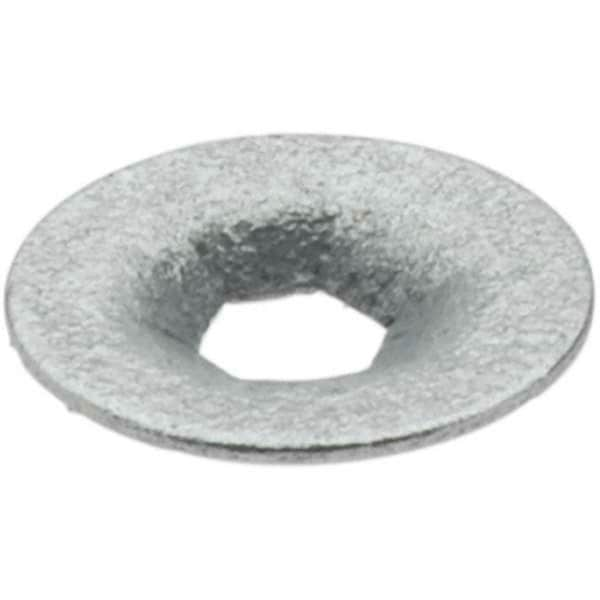 Value Collection - 3/8" OD, Spring Steel Push Nut - Zinc-Plated, 1/8" Shaft Diam - Americas Industrial Supply