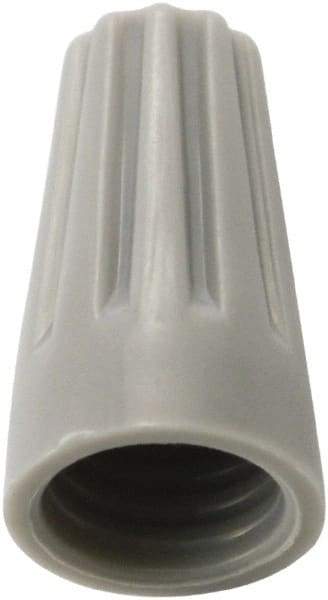 Value Collection - 1, 20 + & 1, 22 to 2, 16 AWG, Standard Twist on Wire Connector - Gray - Americas Industrial Supply