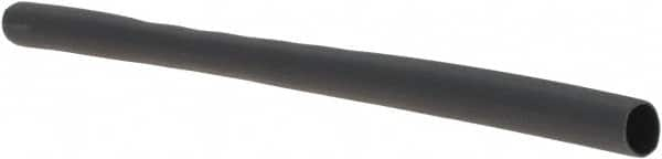 Value Collection - 6" Long Heat Shrink Electrical Tubing - Black - Americas Industrial Supply