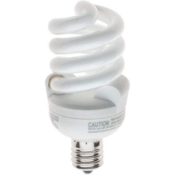 Value Collection - 13 Watt Fluorescent Intermediate Lamp - 2,700°K Color Temp, 825 Lumens, E17 - Americas Industrial Supply