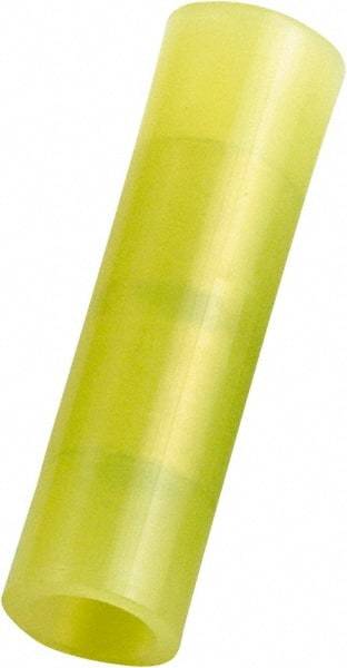 Value Collection - 12 to 10 AWG Compatible, Nylon Fully Insulated, Crimp-On Butt Splice Terminal - 2 Wire Entries, Copper Contacts, 1.075" OAL, Yellow - Americas Industrial Supply