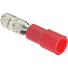 Value Collection - 22 to 16 AWG Bullet Connector - 0.177" Bullet Diam, Red PMMA Polymethyl methacrylate Insulation - Americas Industrial Supply