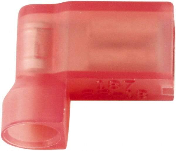 Value Collection - 22 to 18 AWG, Nylon, Partially Insulated, Female Wire Disconnect - 3/16" Wide Tab, Red, cUL Listed, RoHS Compliant, UL Listed - Americas Industrial Supply