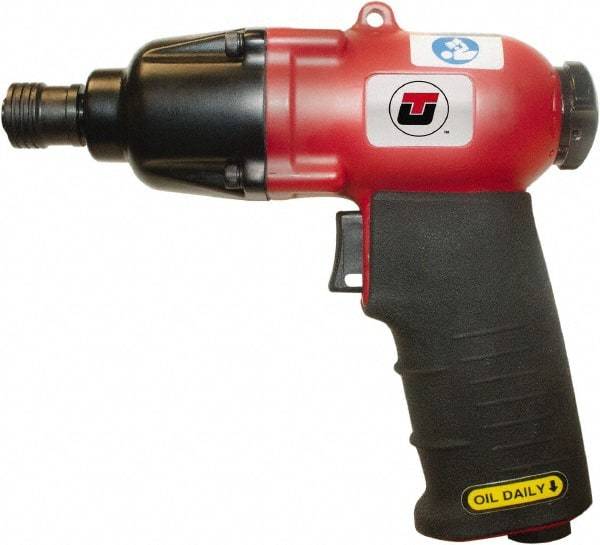 Universal Tool - 1/4" Bit Holder, 8,500 RPM, Pistol Grip Handle Air Screwdriver - 65 Ft/Lb Torque, 5 CFM - Americas Industrial Supply