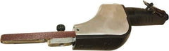 Universal Tool - 1/4 X 24 and 1/2 X 24 Inch, 20,000 RPM Air Belt Sander - 0.5 Hp, 5 CFM, Rear Exhaust - Americas Industrial Supply