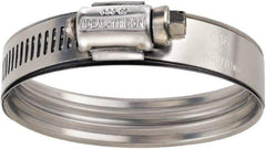 IDEAL TRIDON - 2-1/8" Hose, 9/16" Wide, Constant Torque Clamp - 1-11/16 to 2-9/16" Diam, Stainless Steel - Americas Industrial Supply