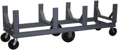 Jamco - 10,000 Lb Capacity Steel Bar Cradle Truck - Steel Deck, 30" OAW, 96" Platform Length, Phenolic Casters - Americas Industrial Supply