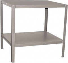 Jamco - 36 Wide x 18" Deep x 30" High, Steel Work Stand - Flat Top, Fixed Legs, Gray - Americas Industrial Supply
