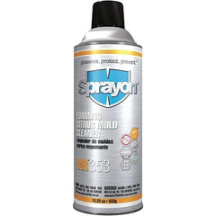 Sprayon - 15.25 Ounce Aerosol Can, White, Mold Cleaner - d-Limonene Composition - Americas Industrial Supply