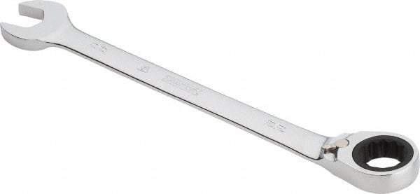 Proto - 22mm 12 Point Combination Wrench - 0° Offset Angle, 11-7/16" OAL, Steel, Chrome Finish - Americas Industrial Supply