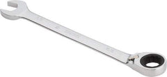 Proto - 22mm 12 Point Combination Wrench - 0° Offset Angle, 11-7/16" OAL, Steel, Chrome Finish - Americas Industrial Supply