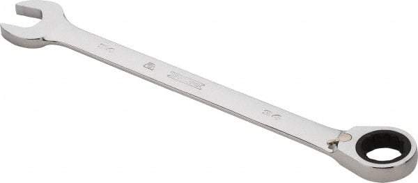 Proto - 34mm 12 Point Combination Wrench - 0° Offset Angle, 18-1/8" OAL, Steel, Chrome Finish - Americas Industrial Supply