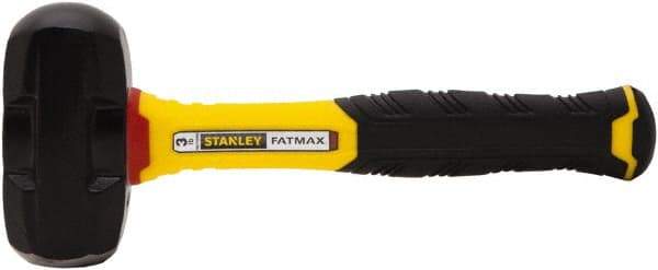 Stanley - 3 Lb Head, 10" Long Drilling Hammer - Steel Head, Fiberglass Handle - Americas Industrial Supply