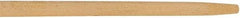 Rubbermaid - 60 x 1-1/8" Wood Handle for Push Brooms - Tapered Connection, Tan - Americas Industrial Supply