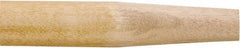 Rubbermaid - 54 x 1-1/8" Wood Handle for Push Brooms - Tapered Connection, Tan - Americas Industrial Supply