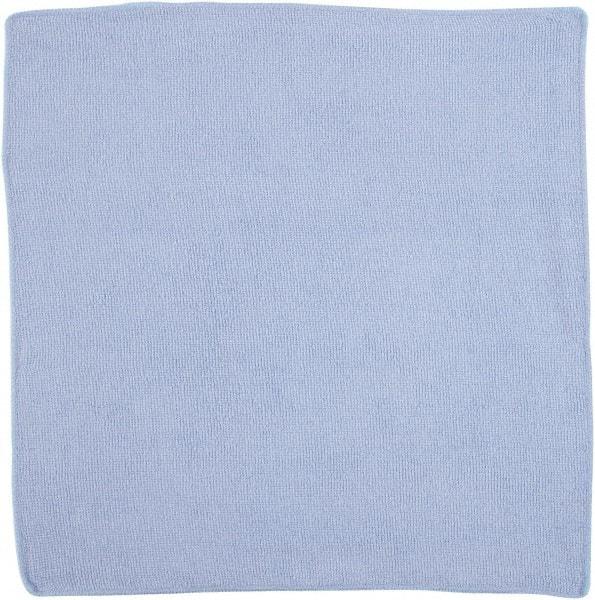 Rubbermaid - Dry Microfiber Wipes - 16" x 16" Sheet Size, Blue - Americas Industrial Supply