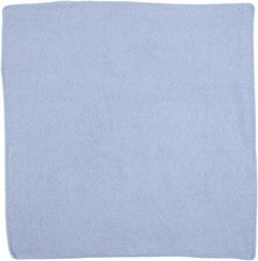 Rubbermaid - Dry Microfiber Wipes - 16" x 16" Sheet Size, Blue - Americas Industrial Supply