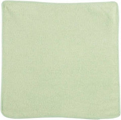 Rubbermaid - Dry Microfiber Wipes - 12" x 12" Sheet Size, Green - Americas Industrial Supply