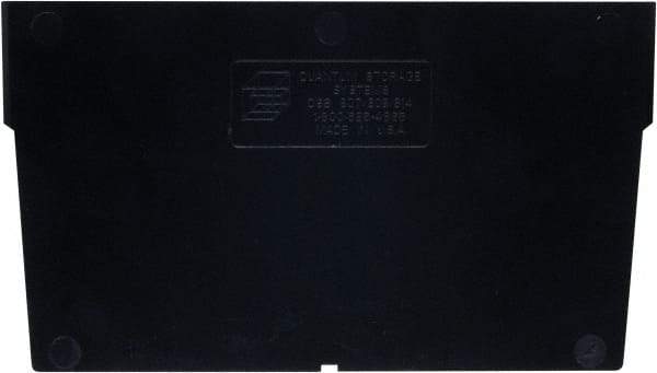 Quantum Storage - 7.1" Wide x 7" High, Black Bin Divider - Use with QSB807, QSB808, QSB814 - Americas Industrial Supply