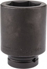 Proto - 1" Drive 60mm Deep Impact Socket - 6 Points, 4-3/4" OAL - Americas Industrial Supply