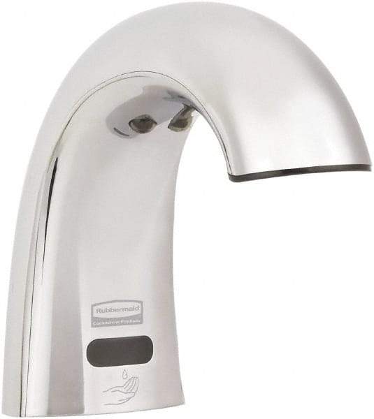 Rubbermaid - 800 to 1600 mL Foam Soap Dispenser Hardware - Plastic, Counter Mounted, Chrome - Americas Industrial Supply