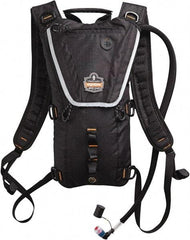 Ergodyne - Premium Low Profile Black Hydration Backpack - 17 Inch Long x 10-1/2 Inch Wide x 2-1/2 Inch Deep, 70 Ounce Reservoir Capacity - Americas Industrial Supply