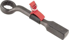 Proto - 41mm 12 Point Tethered Striking Box Wrench - Single End, 12-1/4" OAL, Steel, Black Finish - Americas Industrial Supply
