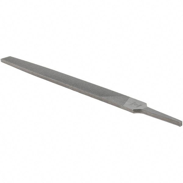 Value Collection - 10" Long, Bastard Cut, Flat American-Pattern File - Double Cut, 1/4" Overall Thickness - Americas Industrial Supply