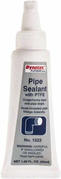 Made in USA - 50 mL Pipe Sealant - PTFE Based, 392°F Max Working Temp - Americas Industrial Supply