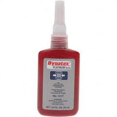 Made in USA - 50 mL Bottle, Red, High Strength Liquid Threadlocker - Americas Industrial Supply