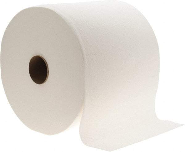 Made in USA - General Purpose Wipes - Jumbo Roll, 12-1/2" x 13" Sheet Size, White - Americas Industrial Supply