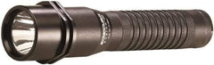 Streamlight - White LED Bulb, 260 Lumens, Industrial/Tactical Flashlight - Black Aluminum Body, 1 3.75V Lithium-Ion Battery Included - Americas Industrial Supply