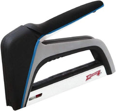 Arrow - Manual Staple Gun - 82 Lb Capacity, Plastic with Solid Steel Base - Americas Industrial Supply