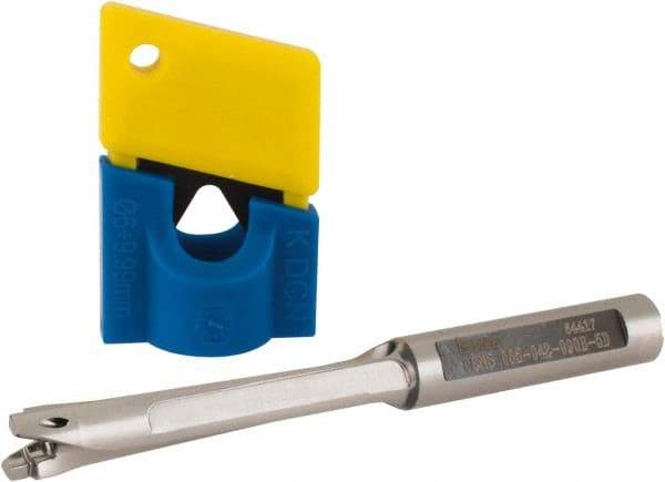 Iscar - 8.5mm to 8.89mm Diam, 5xD, 42.42mm Max Depth, 9mm Shank Diam, 89.92mm OAL, Replaceable-Tip Drill - FCP, ICK, ICK-2M, ICM, ICP, iCP-2M Insert, 8 Seat Size, 61665048 Toolholder, Series UniSumoCham - Americas Industrial Supply