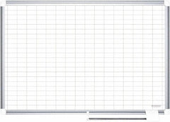 MasterVision - 36" High x 48" Wide Magnetic Dry Erase Calendar - Steel - Americas Industrial Supply