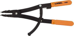 Lang - 3-1/16 to 6-1/4" Ring, Internal Retaining Ring Pliers - 3-1/16" Min Ring Size x 6-1/4" Max Ring Size - Americas Industrial Supply