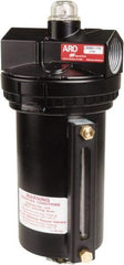 ARO/Ingersoll-Rand - 1" NPT, 200 Max psi Super Duty Modular Lubricator - Metal Bowl with Sight Glass, Zinc Body, 374 CFM, 150°F Max Temp, 4.63" Long x 4.79" Wide x 10.90" High - Americas Industrial Supply