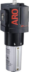 ARO/Ingersoll-Rand - 3/4" NPT, 250 Max psi Heavy Duty Modular Lubricator - Metal Bowl with Sight Glass, Aluminum Body, 330 CFM, 175°F Max Temp, 3.54" Long x 3.86" Wide x 10.110" High - Americas Industrial Supply