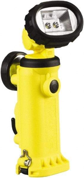 Streamlight - White LED Bulb, 163 Lumens, Industrial/Tactical Flashlight - Yellow Plastic Body, 4 AA Alkaline Batteries Included - Americas Industrial Supply