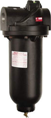 ARO/Ingersoll-Rand - 2" Port Coalescing Filter - Metal Bowl, Automatic Drain, 300 Max psi, 0.01 Micron Rating, 7.8" Long x 7-3/4" Wide x 18.52" High - Americas Industrial Supply