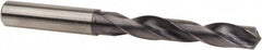 Accupro - 13/32" 140° Solid Carbide Jobber Drill - TiAlN Finish, Right Hand Cut, Spiral Flute, Straight Shank, 5-7/8" OAL, Special Type Point - Americas Industrial Supply