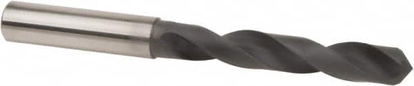 Accupro - 8mm 140° Solid Carbide Jobber Drill - Diamond Finish, Right Hand Cut, Spiral Flute, Straight Shank, 91mm OAL, Special Type Point - Americas Industrial Supply