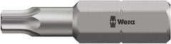Wera - 5/16" Drive T30 Torx Screwdriver Bit - 4" OAL, Insert Bit - Americas Industrial Supply