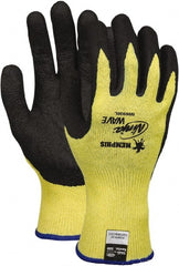 MCR Safety - Size S (7), ANSI Cut Lvl 2, Puncture Lvl 3, Abrasion Lvl 4, Nitrile Coated Kevlar Cut Resistant Gloves - Americas Industrial Supply